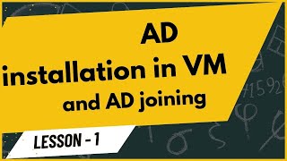 AD Installation and domain joining in Virtualization  windowsserver2016 domain activedirectory [upl. by Euqnomod]