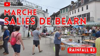 Visite le marché de Salies de Bearn Pyrénées Atlantique France [upl. by Arratal]