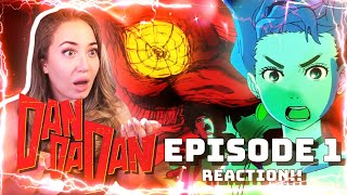 WTF AM I WATCHING DAN DA DAN Episode 1 REACTION [upl. by Jemine]