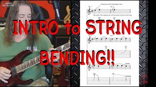 FRETWORK CENTRAL  INTRO to STRING BENDING [upl. by Elleinet903]