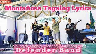 Montanyosa Song Tagalog Lyrics Translation lhanztv montañosa cordillerasong benguet kalinga [upl. by Rudyard]