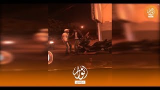 مطاردة هوليودية بين لص ورجل شرطة بأحد شوارع الدار البيضاء [upl. by Norvil545]