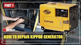 HOW TO REPAIR KIPPOR GENERATOR  PART 1 [upl. by Aldredge]