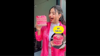 DIY fake cake box😱 diy fakecake cake shorts youtubeshorts craft itspriyanjalisingh [upl. by Aslam]