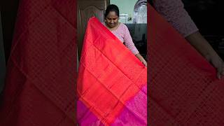 Checked type full brocade saree abisilksarees indiansarees handloomsarees silkmarkcertifed [upl. by Halimeda]