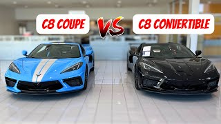 Should You Buy A Convertible Or Coupe Corvette Lets See The Differences [upl. by Georgeanne]