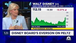 Disney CEO Bob Iger has fundamentally restructured the company says board member Carolyn Everson [upl. by Hornstein913]