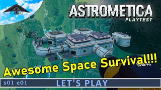 Awesome Space Survival  Astrometica  Playtest  s01 e01 [upl. by Heilman344]