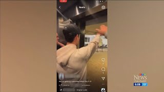 University of Calgary investigating video of students imitating Nazi salute [upl. by Ynaffat106]