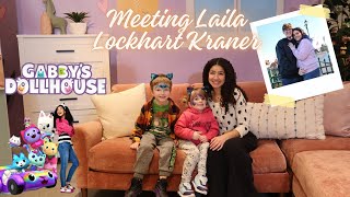 Meeting Laila Lockhart Kraner From GABBYS DOLLHOUSE [upl. by Llerrej710]