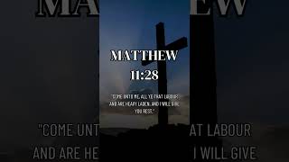 Matthew 1128 bible jesus faith [upl. by Meelas]