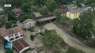 Post alluvione piove in Emilia Romagna Allerta lungo il Po [upl. by Ahsiakal266]