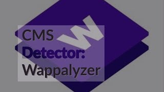 CMS detector extension Wappalyzer for Chrome and Mozilla Firefox  Bangla Tutorial [upl. by Artamas494]