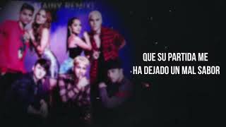 CNCO Leslie Grace  Becky g  Diganle remix letra [upl. by Adai]