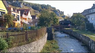 Mein Spaziergang durch die Stadt Pottenstein Bayern [upl. by Quillon]