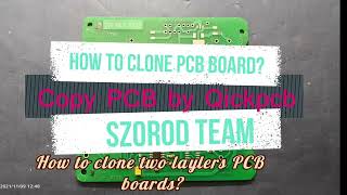 How to clone pcb board [upl. by Fernandina710]