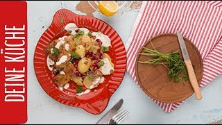 Selbstgemachte Fischstäbchen mit Kartoffelsalat  REWE Deine Küche [upl. by Chloris]