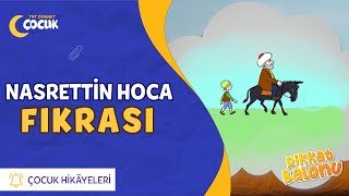 TRT Diyanet Çocuk Hikâyeleri  Nasrettin Hoca Fıkrası  Dikkat Balonu [upl. by Ehtiaf788]