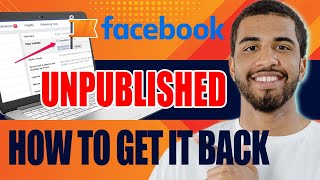 Facebook Page Unpublished How to Get It Back 2024 [upl. by Argella]