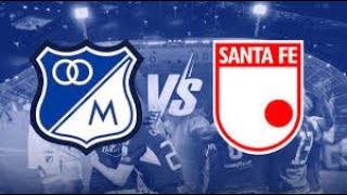 Millonarios vs Independiente Santa Fe [upl. by Anaehr120]