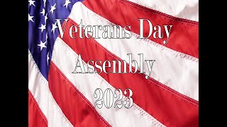 Richmond Middle School Veterans Day Assembly 2023 [upl. by Stead418]