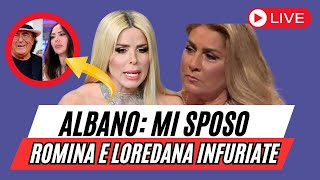 ALBANO CARRISI Mi sposo con PATRIZIA ROMINA POWER E LOREDANA LECCISO INFURIATE [upl. by Attenev]