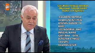 Çocuklara terbiye verirken okunması tavsiye edilen dualar  atv [upl. by Anrat]