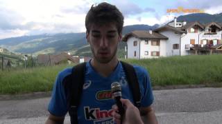 La Nazionale di volley in ritiro a Cavalese Luca Vettori [upl. by Oigile384]