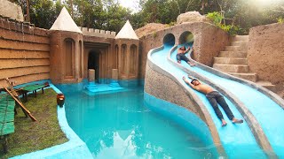 My Summer Holiday 155 Days Building 1M Dollars Water Slide Park into Underground Swimming Pool House [upl. by Let122]