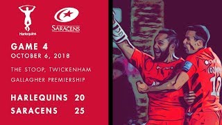 Best of 2018  Game Four Harlequins 2025 Saracens [upl. by Emoryt]