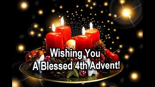 I wish you a peaceful 4nd advent  Happy 4nd Advent Greetings 2024 [upl. by Blockus]