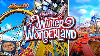 The Best Rides at Hyde Park Winter Wonderland [upl. by Ellerahs]