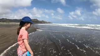 Exploring the stunning beauty of Bethells Beach part 7 🌊✨ BethellsBeach NZAdventures BeachVibes [upl. by Eenaj]