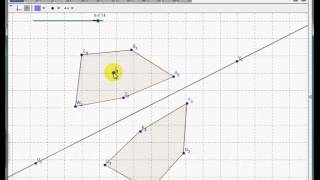 Tutorial simmetria assiale in Geogebra [upl. by Ecinom]