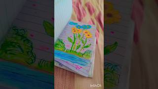 My mini diary beautiful drawing ❤️drawing 😍 [upl. by Tung]