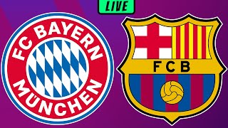 Bayern Munich vs Barcelona LIVE [upl. by Htims]