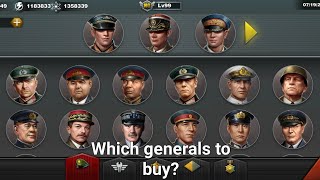 Which generals to buy Guide for begginers World conqueror 3 [upl. by Wickham]