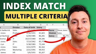 How to Use INDEX MATCH with Multiple Criteria in Excel 3 Easy Steps [upl. by Loomis]