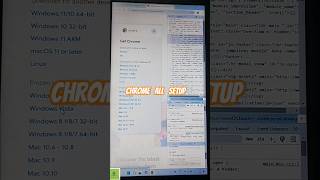 Chrome stand alone setup Chrome offine setup Chrome for all OS shorts [upl. by Kerianne722]