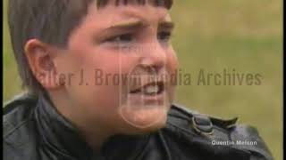 TenYear Old Street Preacher Duffy Strode Gets Suspended from North Carolina School May 13 1988 [upl. by Nitsirhc]