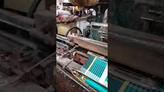 Power loom weaving process trandingshorts power loom youtubeshortssumantkumar vilog [upl. by Nigrom956]