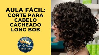 Corte Long Bob como cortar seu cabelo em casa [upl. by Nesahc]