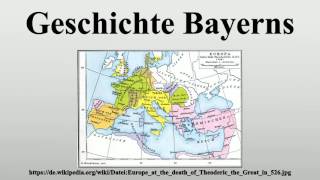 Geschichte Bayerns [upl. by Nuahsed11]