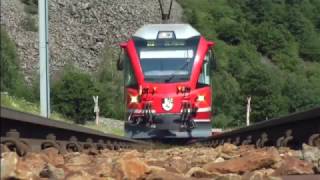 Bernina Express Führerstand Tirano → St Moritz [upl. by Orhtej]