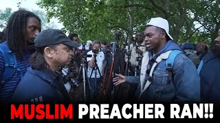 CHRISTIAN DOMINATES Top Muslim Preacher at Speakers Corner MUST WATCH  Godlogic [upl. by Ellimac]