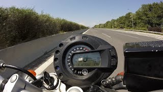 YAMAHA FZ6 2007 TOP SPEED 250KMH [upl. by Nauh]