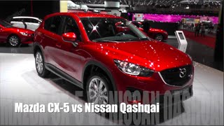 Mazda CX5 2015 vs Nissan Qashqai 2015 [upl. by Figueroa455]