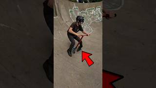 i ruined his life😭 scooter skatepark skate bike funny fail comedy [upl. by Barbabas]