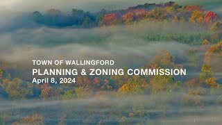 Planning amp Zoning Commission  Regular Meeting  Monday April 8 2024 [upl. by Kihtrak651]