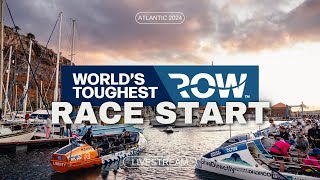 Race Start LIVE  Worlds Toughest Row  Atlantic 2024 [upl. by Burney]